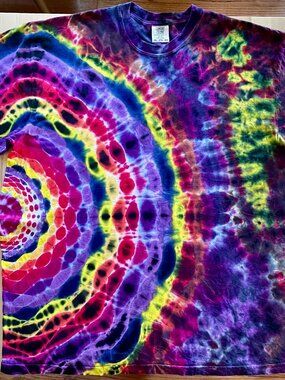Comfort Colors Unisex 12-Point Side Mandala Tie Dye T-Shirt size 2XL